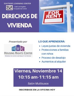 Derechos de vivienda Taller
